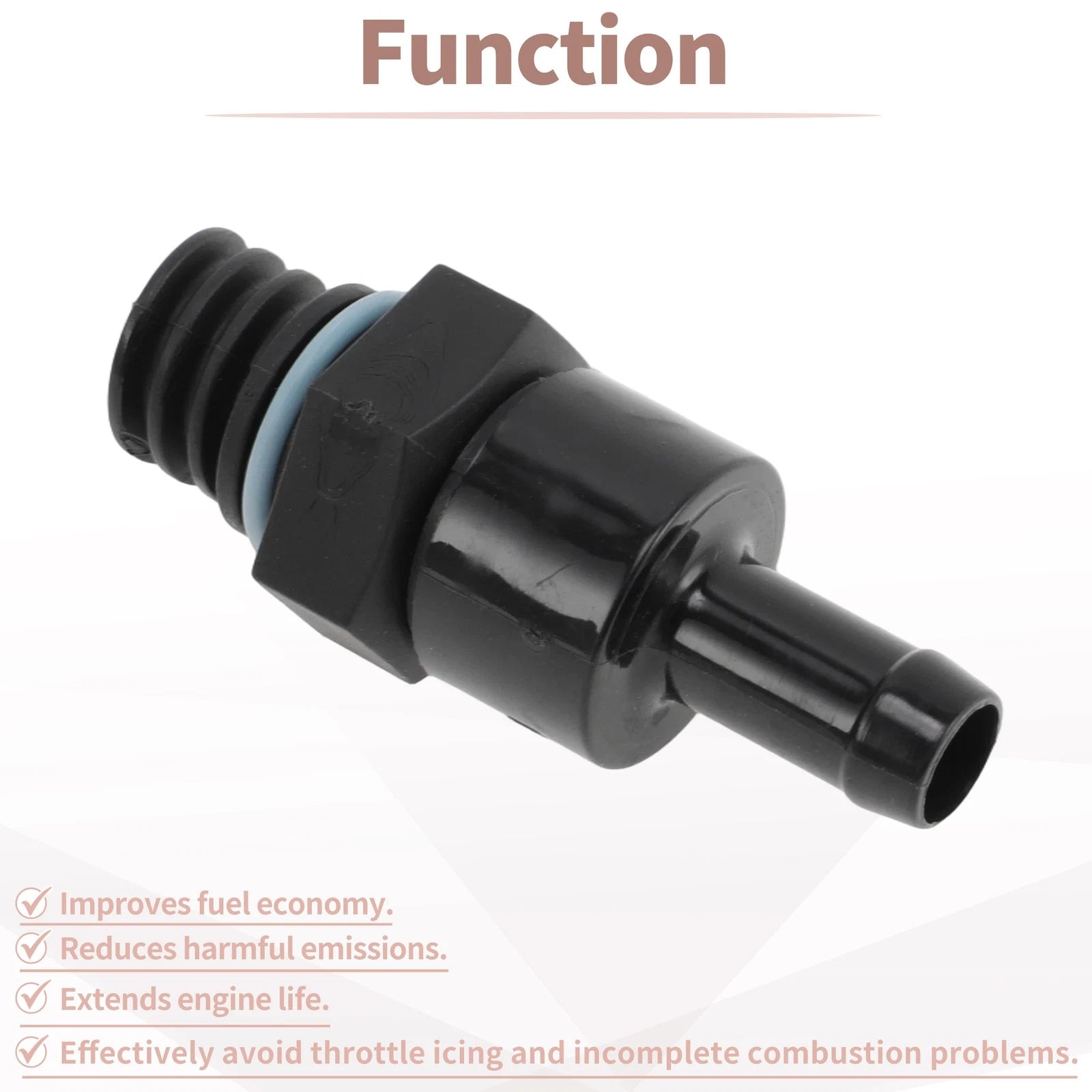 PCV Valve for Chrysler 200 (2011–2017) 0450469 Plastic Black