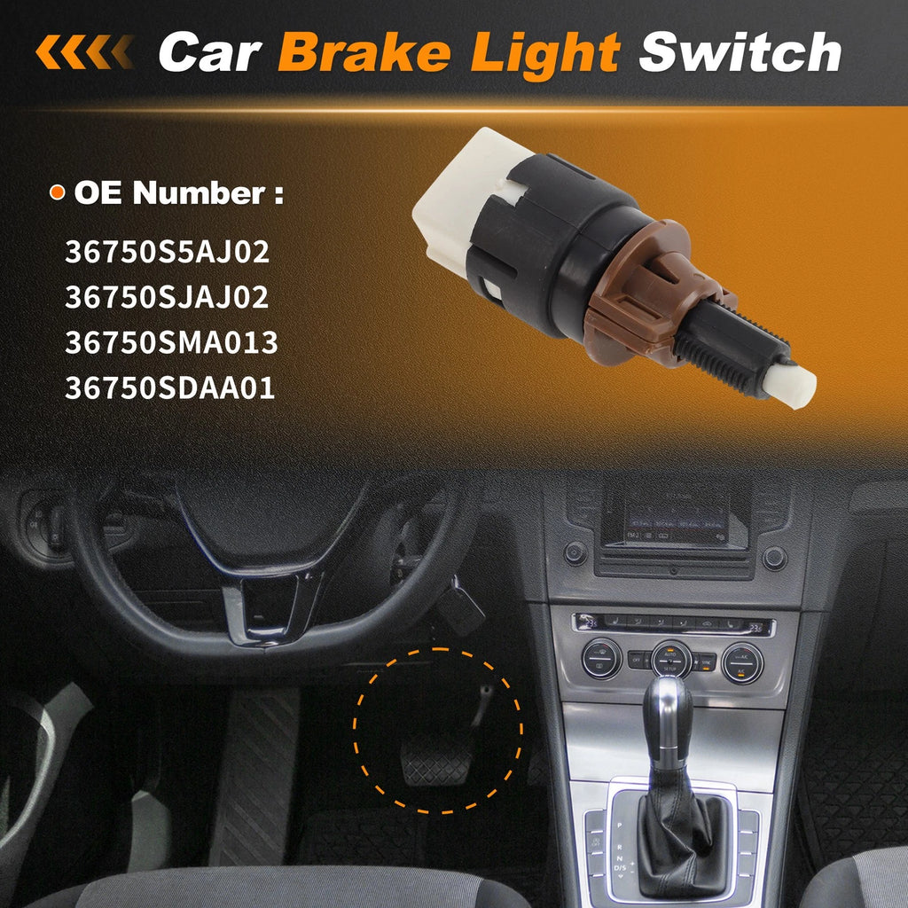 Brake Light Switch for Honda Fit (2007–2013) 36750S5AJ02 1 pcs