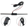 Antenna Signal Booster W/ 7-ft Cables for Windshield AM/FM Radio