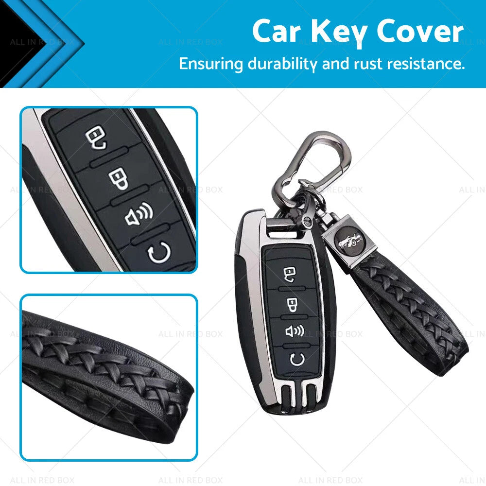 Zinc Alloy Remote Key Case Cover for Great Wall GWM Cannon X L (2020–2023)