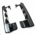 4" Black Saddlebag Extensions for Harley Touring FLH FLT Electra Glide (2014–2017)