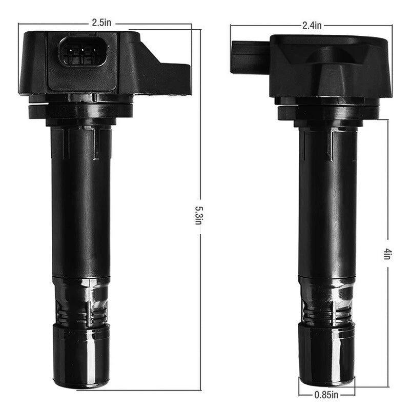 Set of 4 Ignition Coils & Spark Plugs for Honda Civic 1.8L (2006–2011) UF-582 30520-RNA-A01