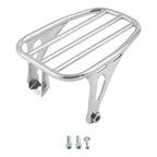 Chrome Solo Luggage Mounting Rack for Harley Street Bob (2018–2020) Slim (2018–2021)