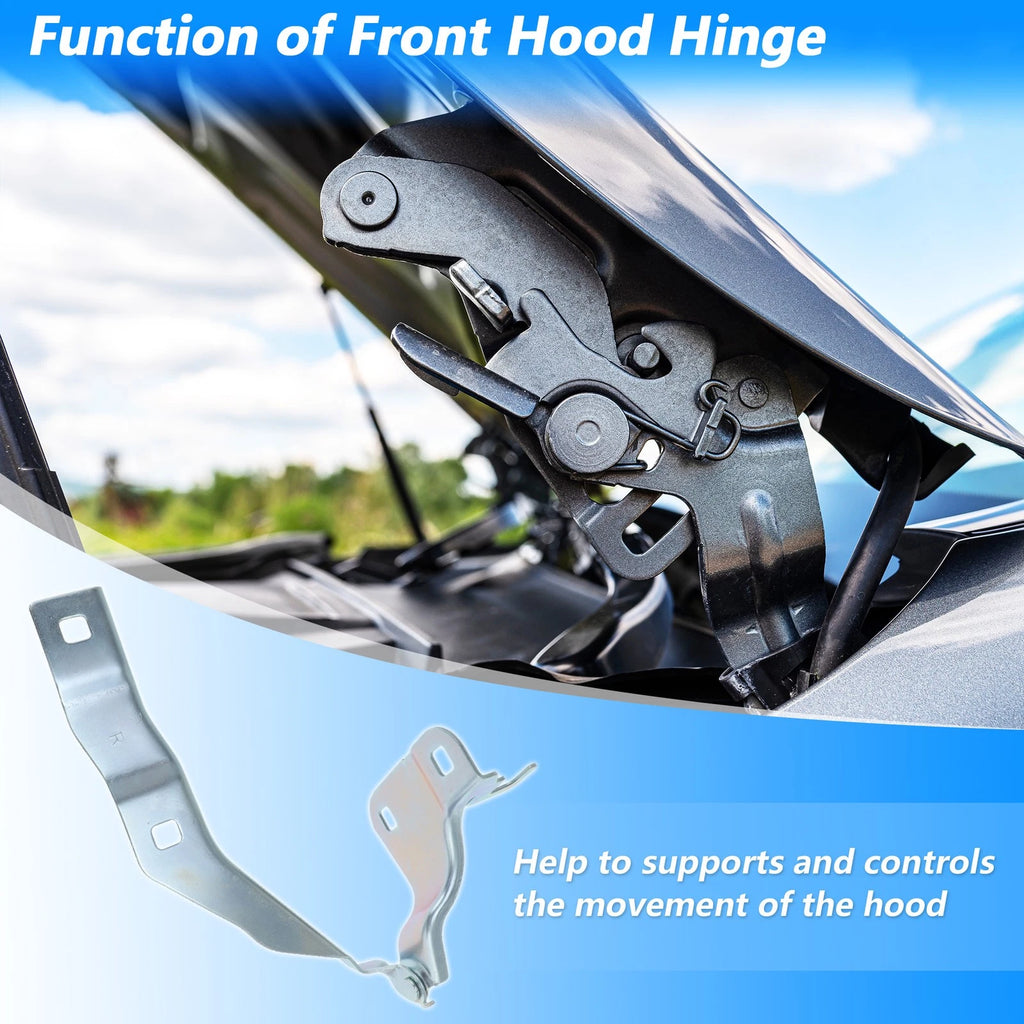 Hood Hinge Set for Ford Explorer (2020–2024) No.LB5Z16796A/LB5Z16797A