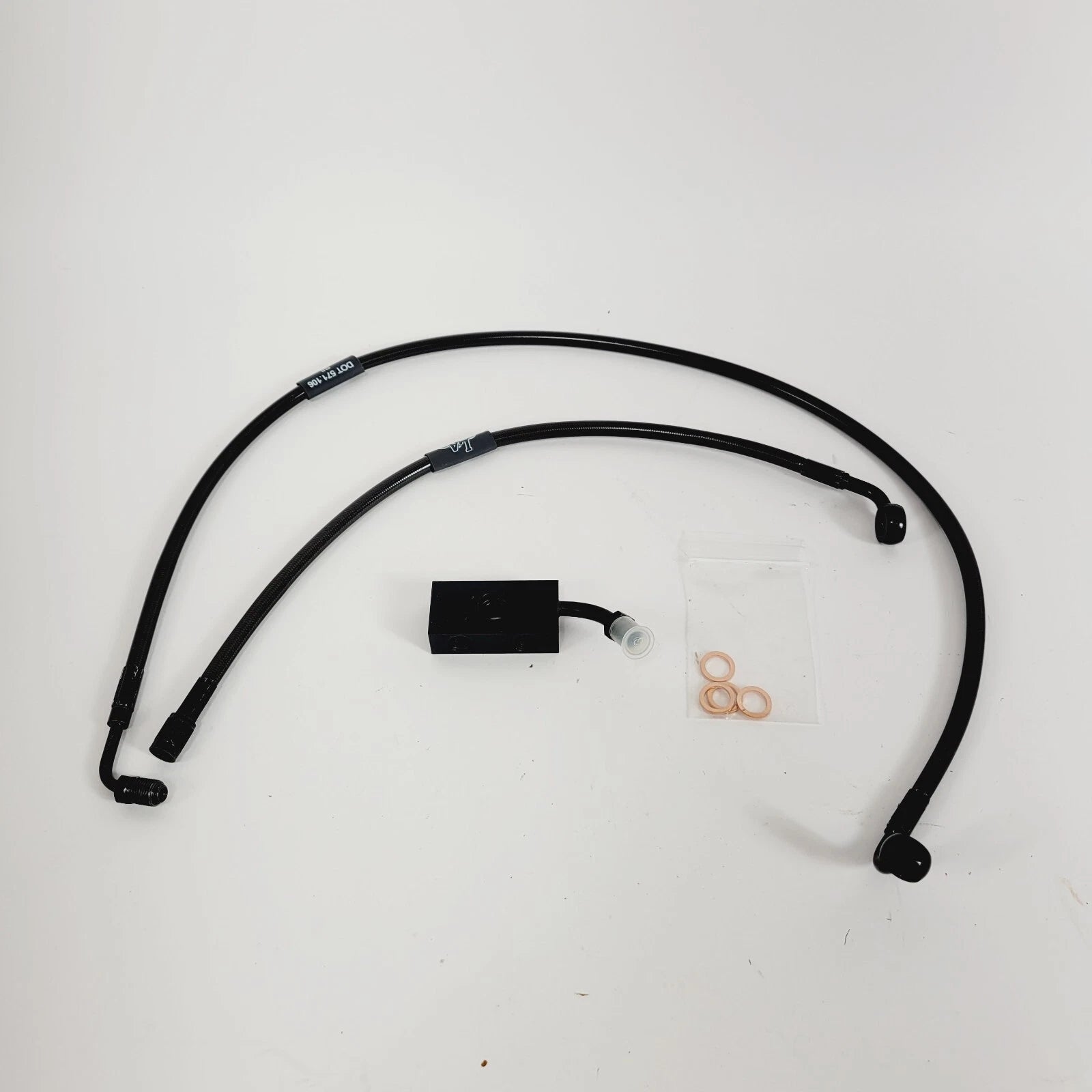 LA Choppers Braided Handlebar Cable for Harley (2012–2014)