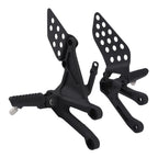 Set of 2 Driver Footpegs Footrest Brackets for Honda CBR1000RR (2004–2007)
