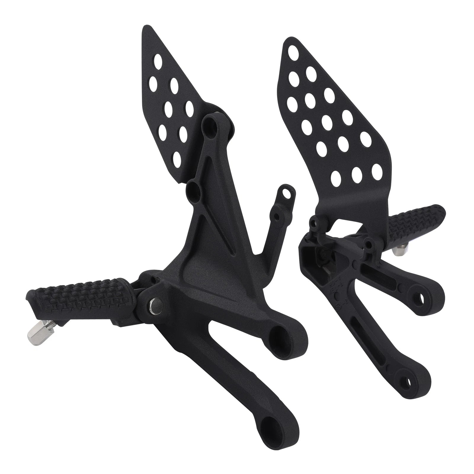 Set of 2 Driver Footpegs Footrest Brackets for Honda CBR1000RR (2004–2007)