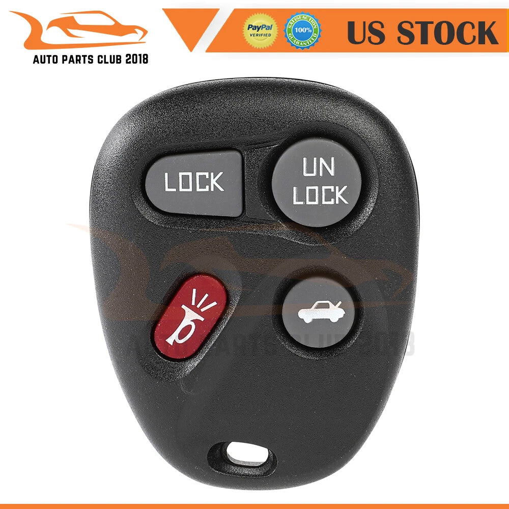 Key Entry Remote Fob for Chevrolet Malibu (2001–2004) 4 Buttons