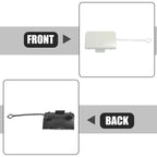 Tow Eye Hook Cover Cap for Mercedes-Benz C 350 (2015–2019) - White