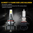AUXITO 9012 HIR2 LED Headlight Bulbs for Hi Lo Beam (16000LM, 6500K)