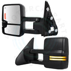 Smoked LED Tow Mirrors for Toyota Tundra (2007–2021)