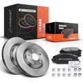 Front Disc Brake Rotor & Ceramic Pads for Toyota RAV4 (2013–2018)
