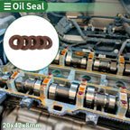 Oil Seal FKM Rubber 20x42x8mm for Various Models (5 Pcs)