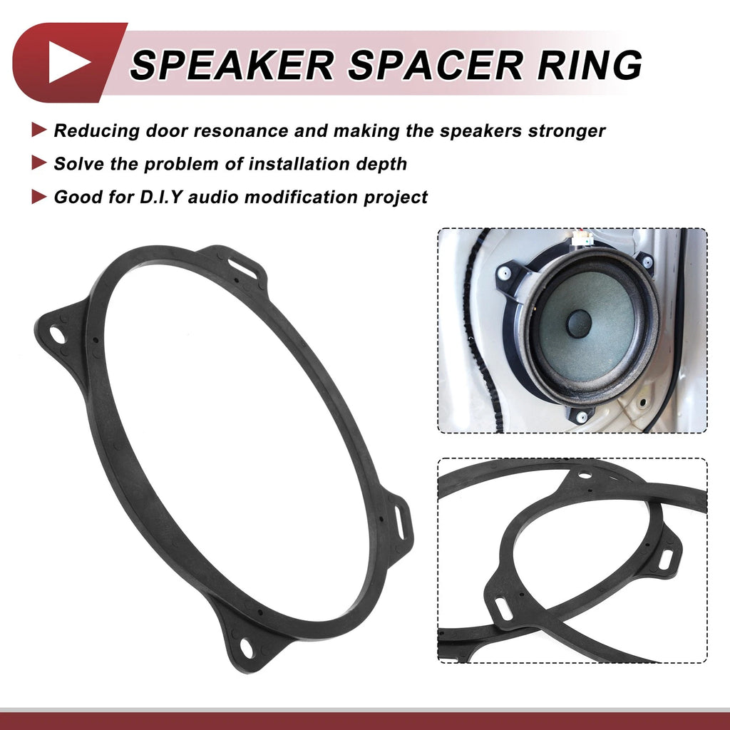 2X Speaker Spacer Ring Adaptor for Toyota Camry (2002–2011) 6"x9"