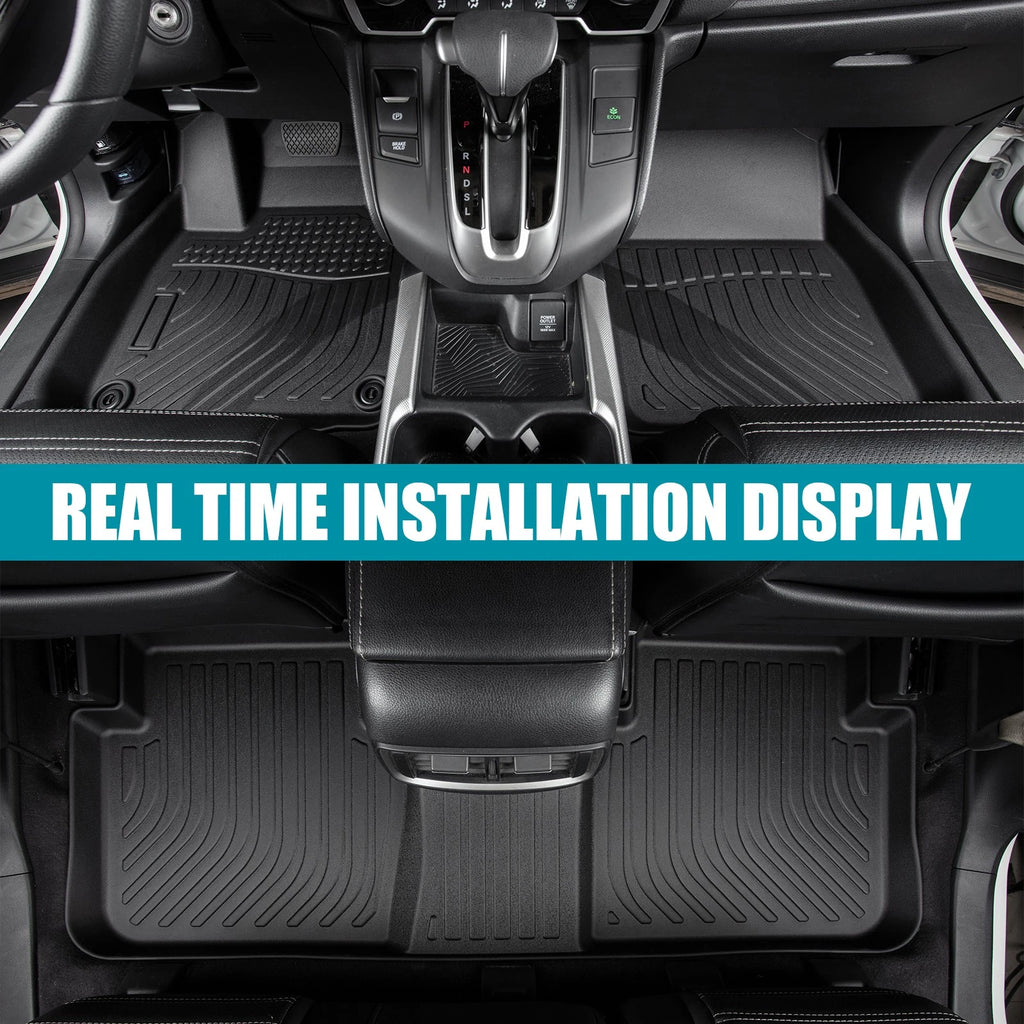 Set of 4 All Weather Floor Mats for Lexus ES350 ES300H (2013–2018)