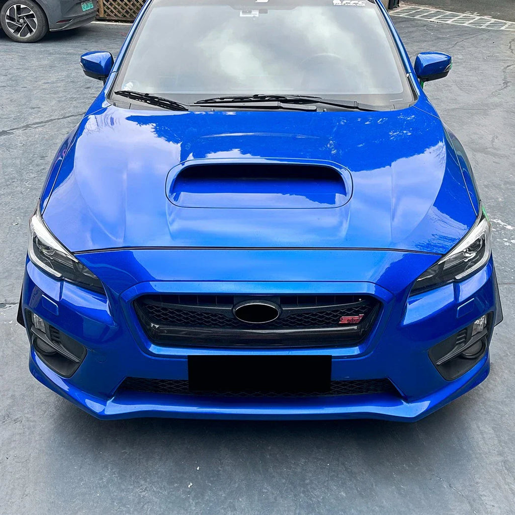 Gloss Black Front Bumper Side Canards for Subaru WRX STI VA (2015–2021)