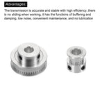 20 & 48 Tooth Aluminum Timing Pulleys for (200mm Belt)