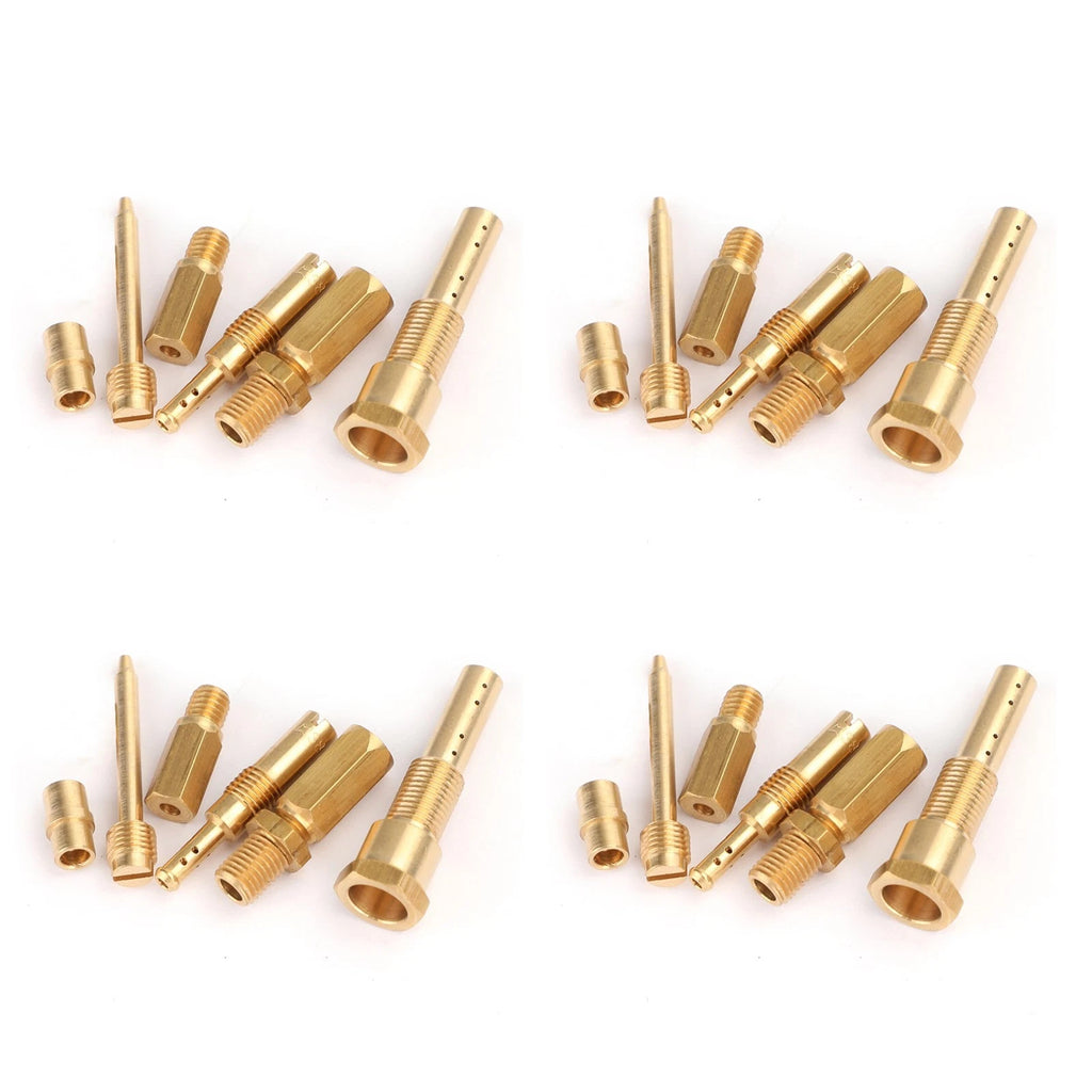 Set of 4 Carburetor Repair Kits for PWK Keihin OKO (Motorcycle)