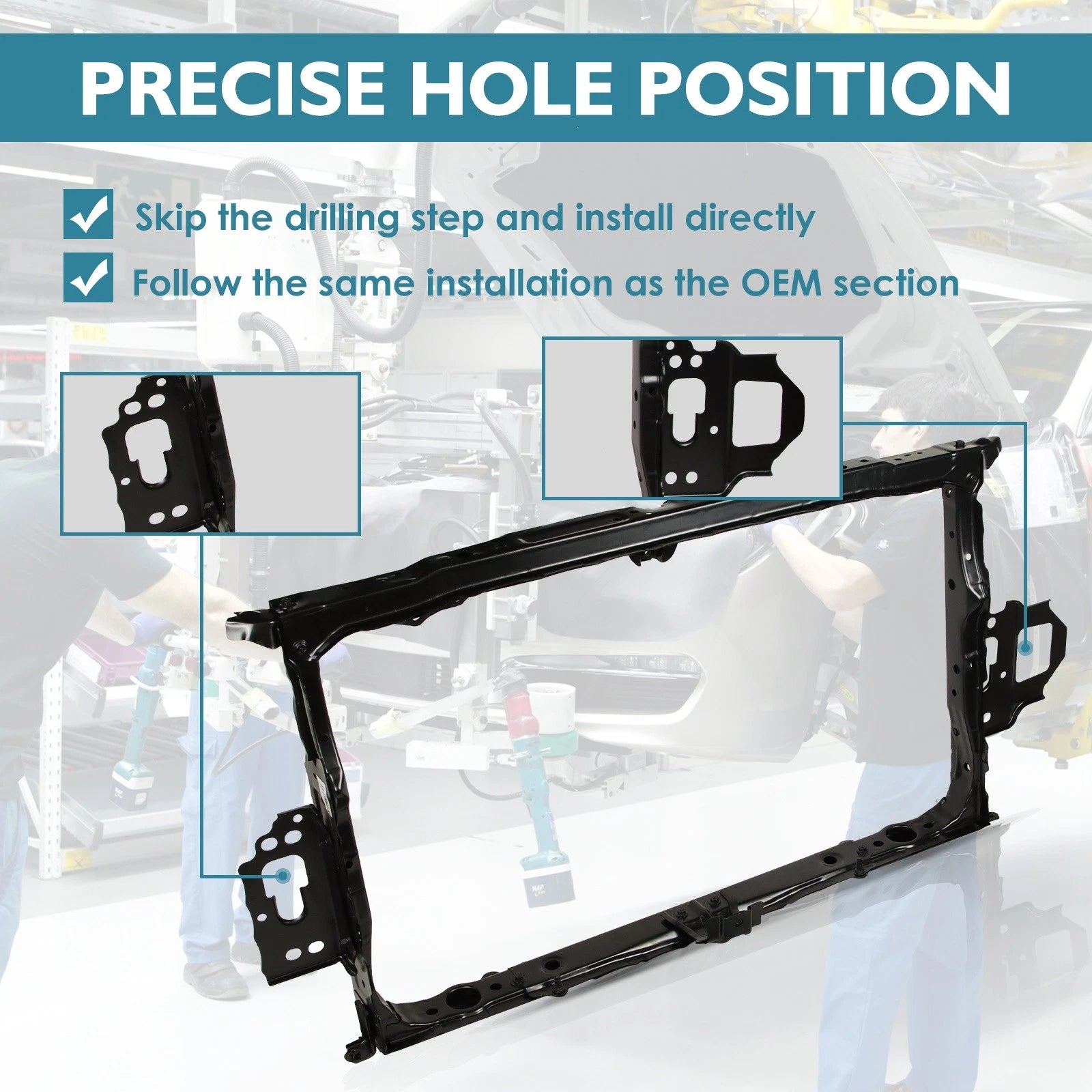 Radiator Support Core Assembly for Toyota RAV4 (2016–2018)