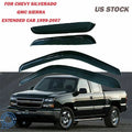 Set of 4 Window Visors for GMC Sierra Extended Cab (1999–2006)