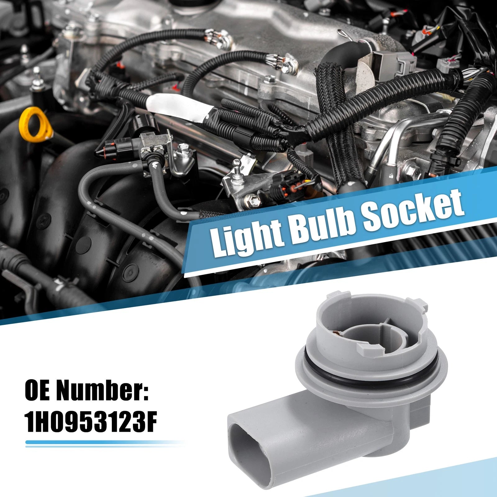 2X Turn Signal Light Bulb Socket for Audi 
