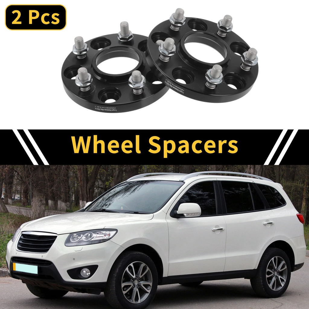 5x114.3mm Wheel Spacers 67.1mm M12x1.5 for Hyundai Santa Fe (2001–2023)