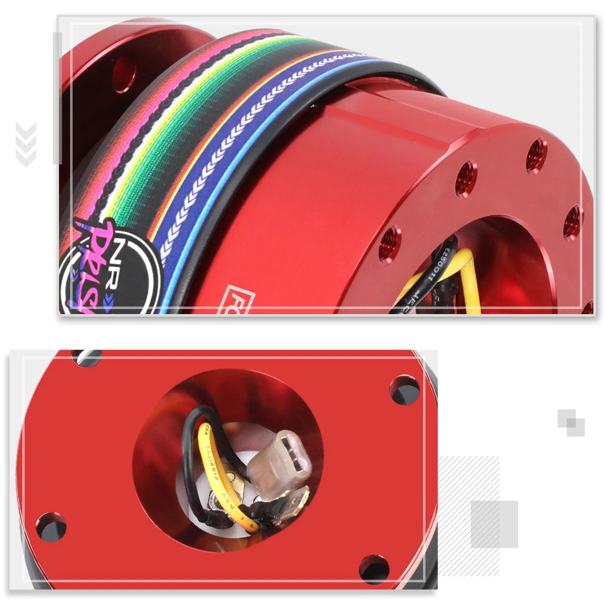 NRG Steering Wheel Quick Release Adapter for - SRK-200RD-MEXICALI 6X70/74 mm