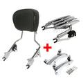 Sissy Bar Backrest Stealth Rack Dock Hardware for Harley Touring (2014-2024)