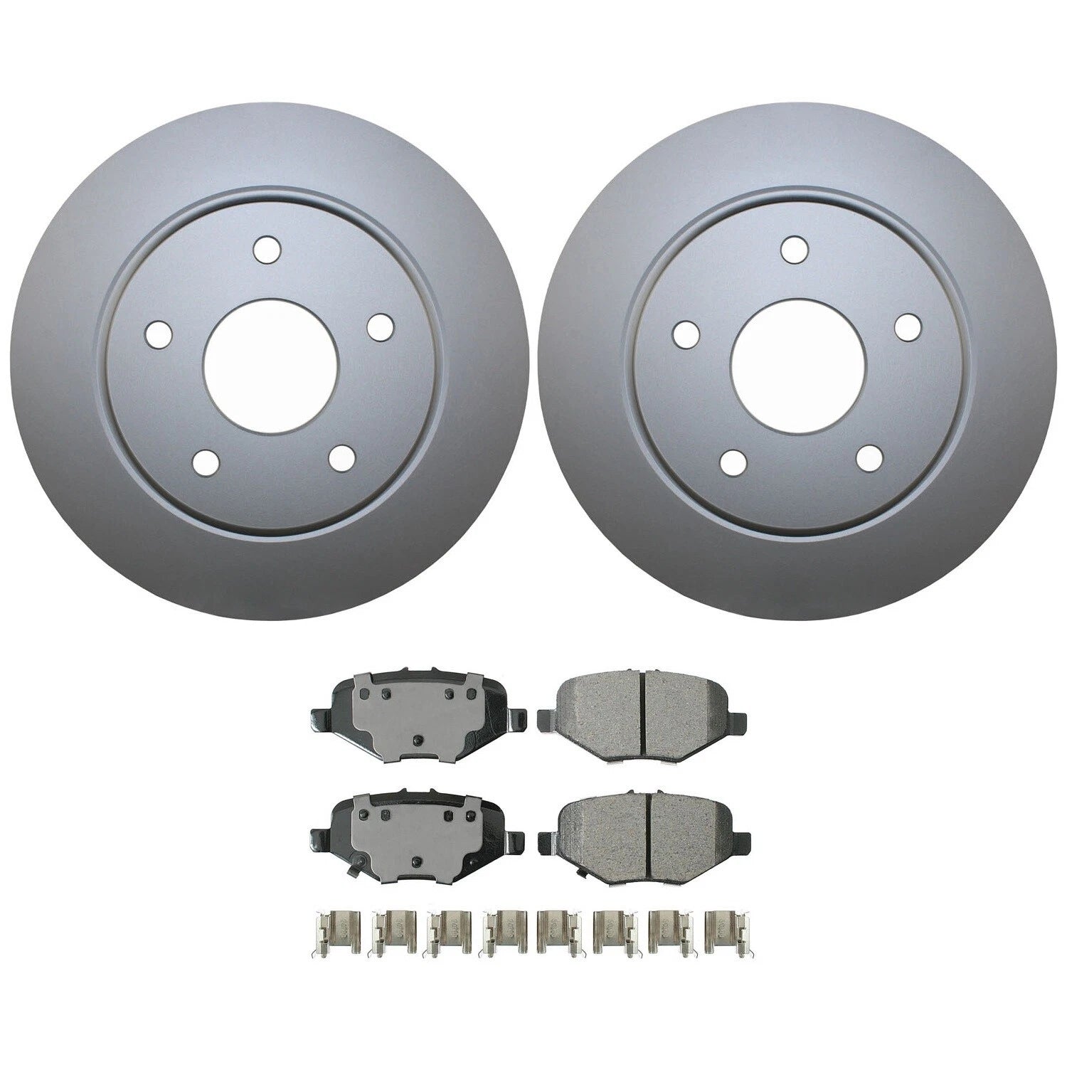 Rear Brake Kit 305mm Rotors & Akebono Ceramic Pads for Chrysler Dodge Ram