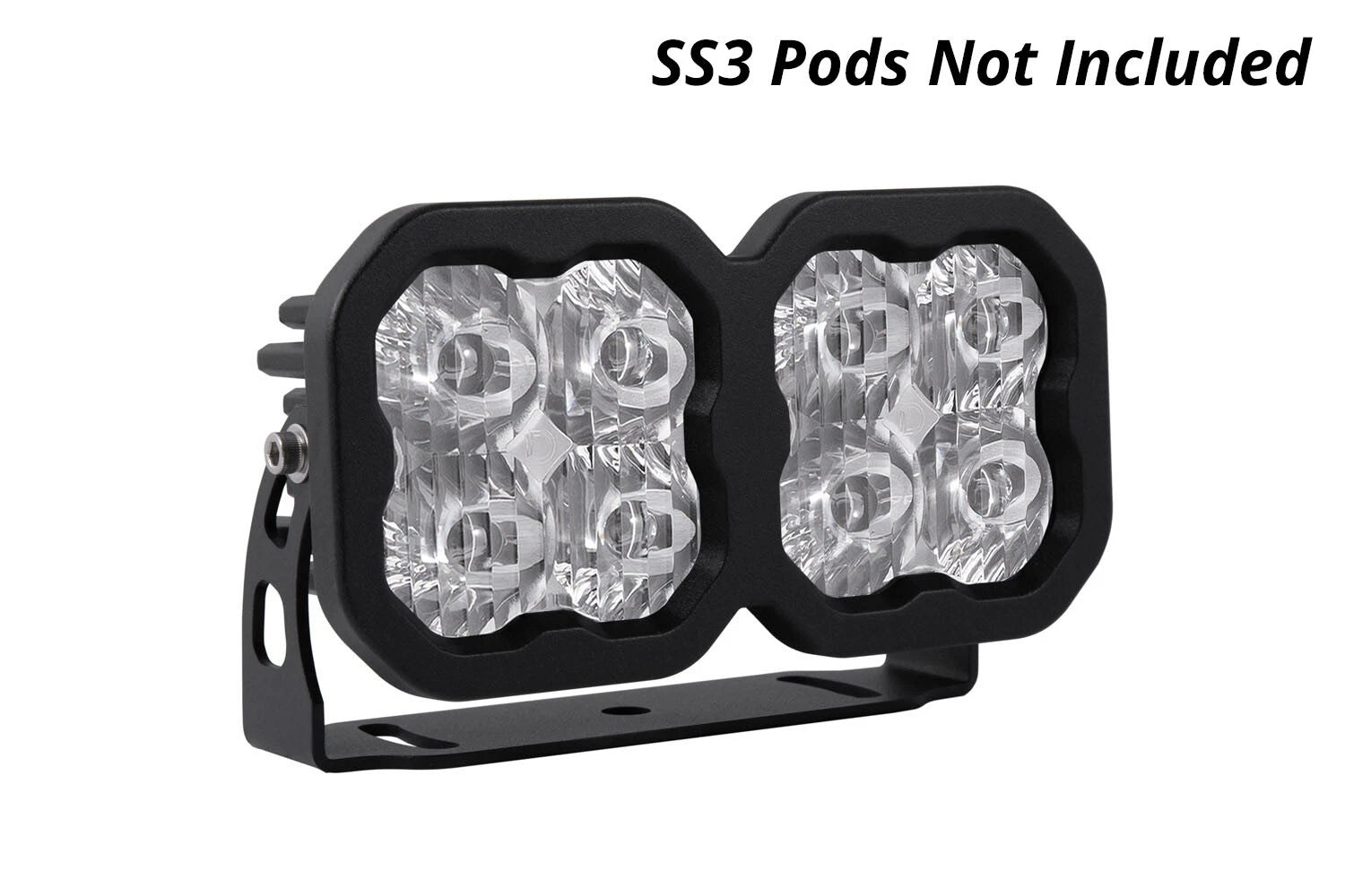Dual-Pod Bracket Mount Kit for Diode Dynamics SS3 Pod Lights (Two Pods)