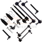 Set of 12 Lower Ball Joints & Tie Rod Ends for Toyota Highlander (2004–2007)