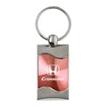 Pink Rectangular Wave Keychain - Officially Licensed for Honda CrossTour