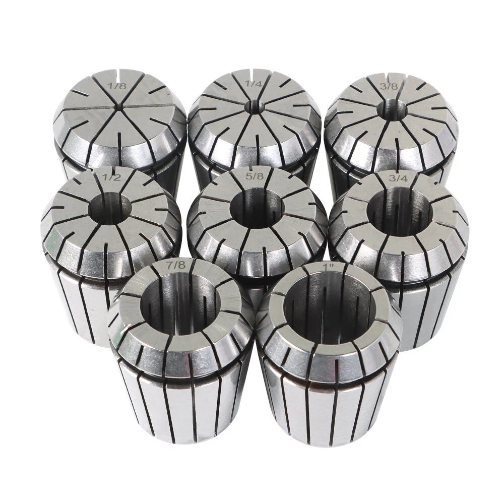 10-Piece ER-40 Spring Collet Chuck Set for Precision Machining