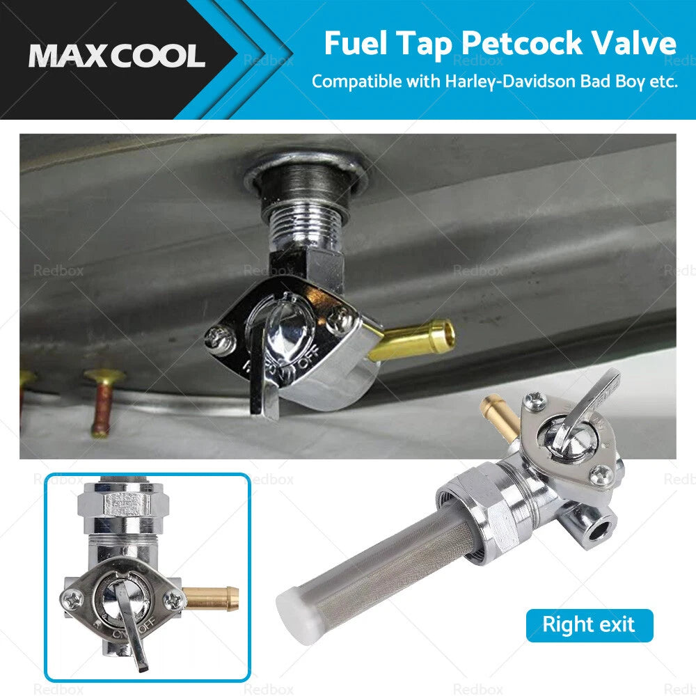 22mm Fuel Tap Petcock Valve for Harley Bad Boy Blackline