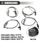 Set of 4 ABS Sensors for BMW 128i (No. 34526760424/34526760425)