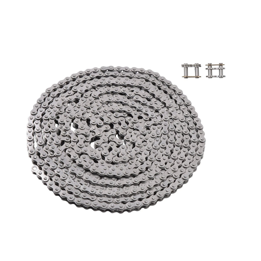 10ft Roller Chain Set with 2 Connectors for Go Karts