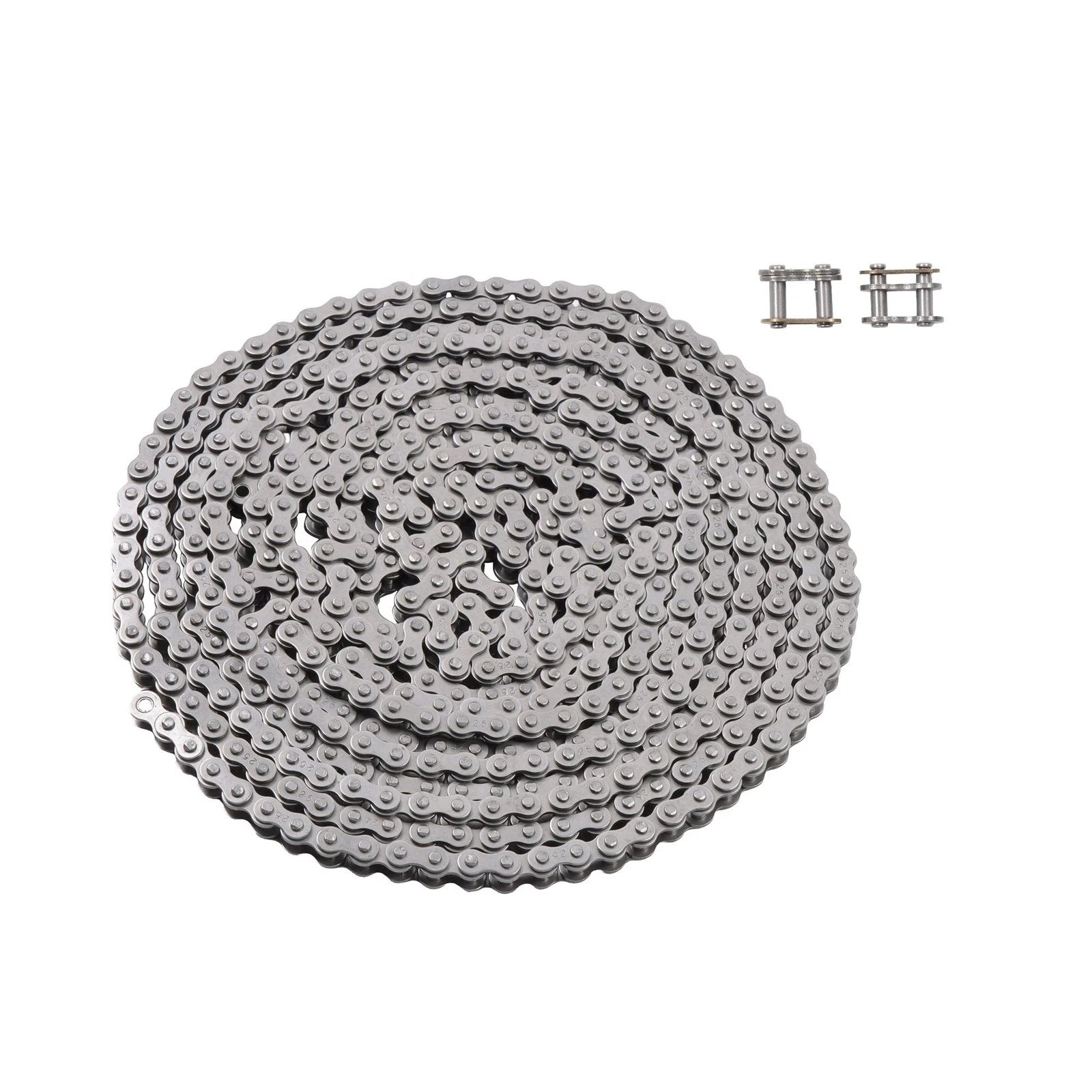 10ft Roller Chain Set with 2 Connectors for Go Karts