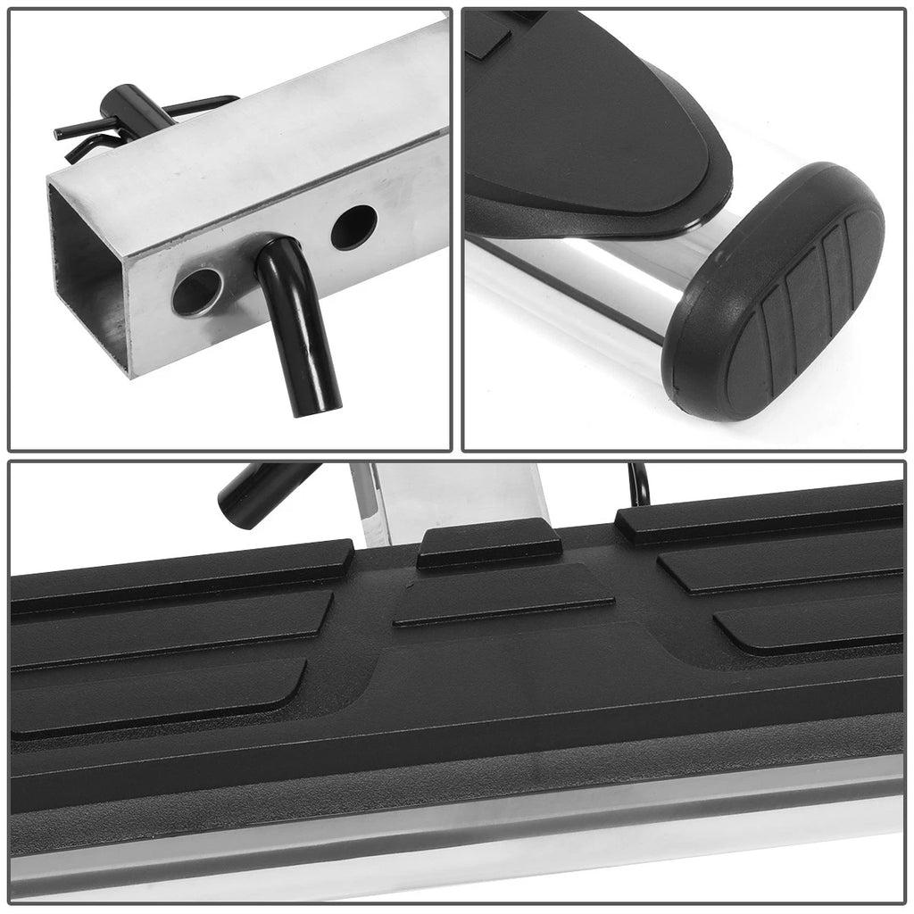 2" Receiver Rear Bumper Hitch Step Bar for Universal Fit (26" Wide)