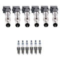 Set of 6 Ignition Coils & Spark Plugs for Porsche Cayenne (2003–2010)