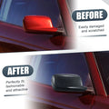 Rearview Mirror Cover Cap Black Carbon Fiber for BMW 3 Series 7 Series