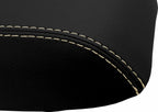 Leather Console Lid Armrest Cover for Dodge Neon (2000–2005) Beige Stitch