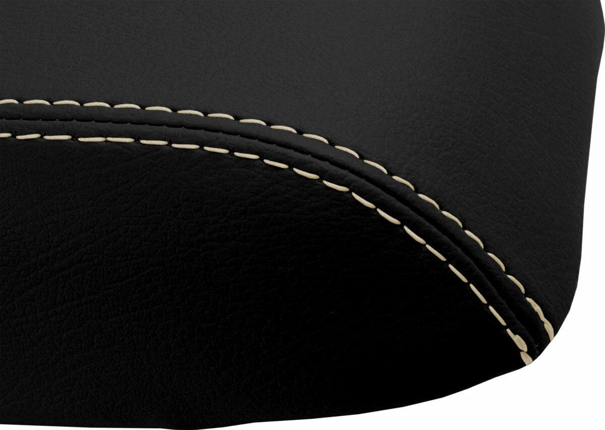 Leather Console Lid Armrest Cover for Dodge Neon (2000–2005) Beige Stitch