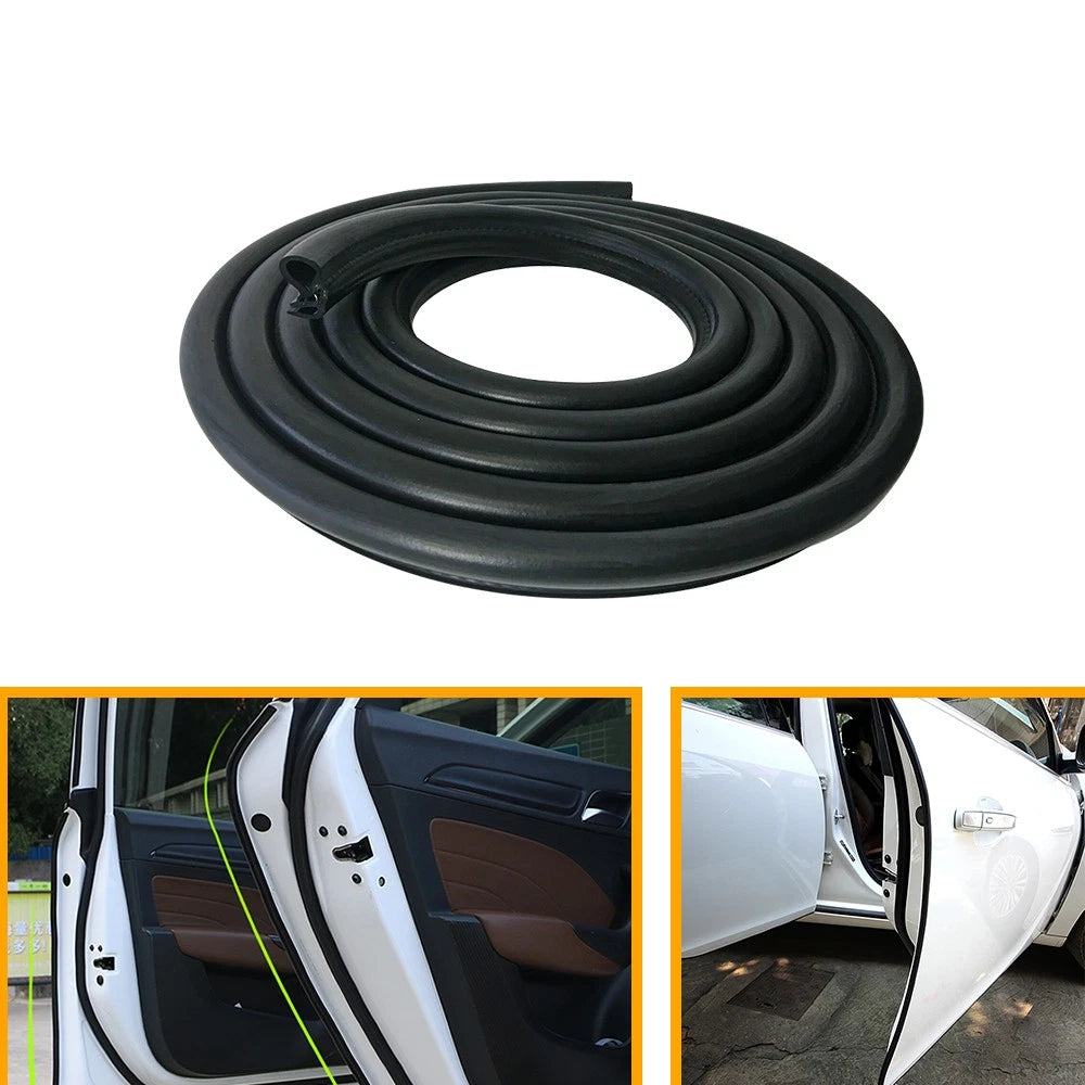 Rubber Protector Seal U Shape Bulb Weather Edge Stripping 10 ft for Universal