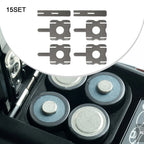 Set of 15 Nickel-Plated Steel Strap Strip Sheets for Battery Pack Spot-Welding