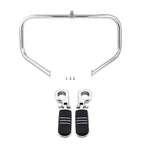 Chrome Highway Engine Crash Bar & Footpegs for Harley Touring Glide (2009–Present)