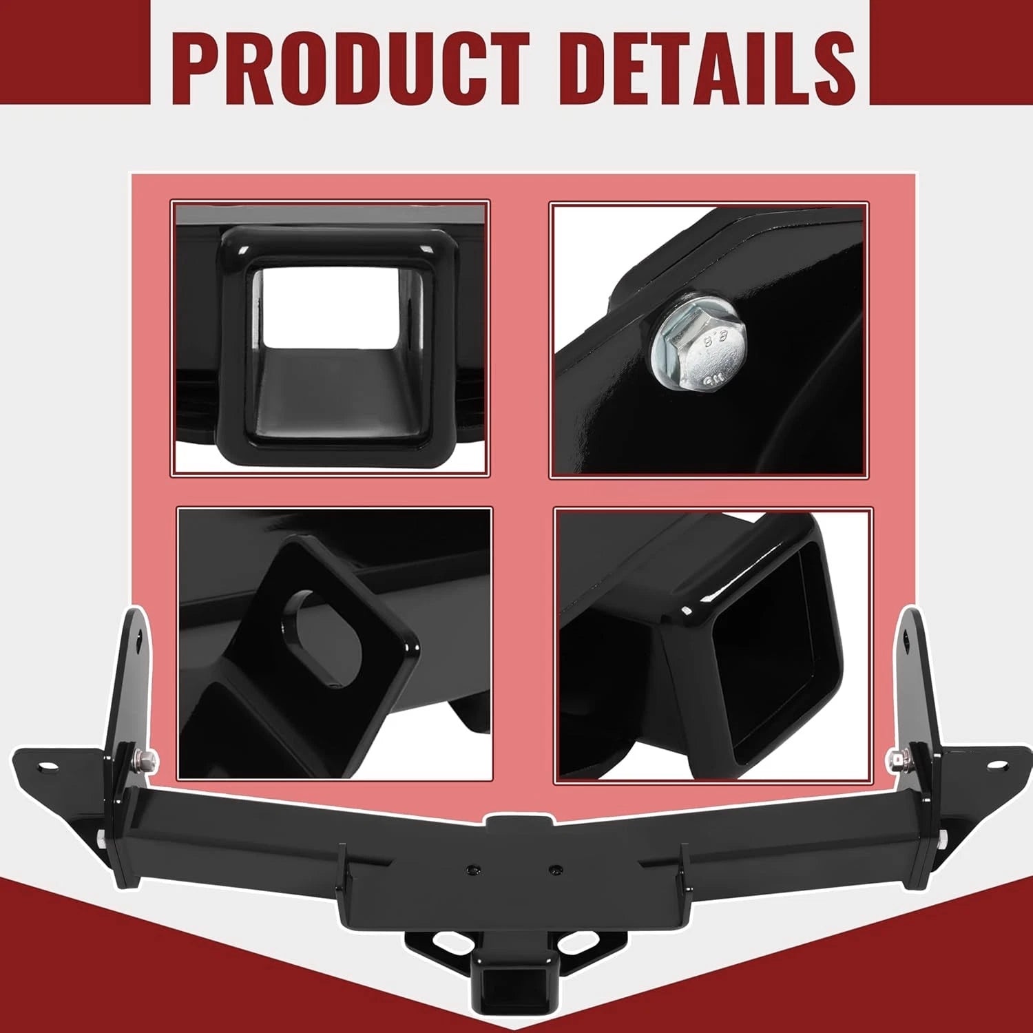2" Receiver Trailer Tow Hitch for Lincoln Mark LT/Ford F-150 (2006–2008)