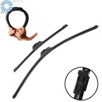 Set of 2 Premium All-Season Windshield Wiper Blades for Make Model