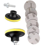 Sanding Disc Set 800/1200/2000 Grit + Mandrel for Automotive Polishing