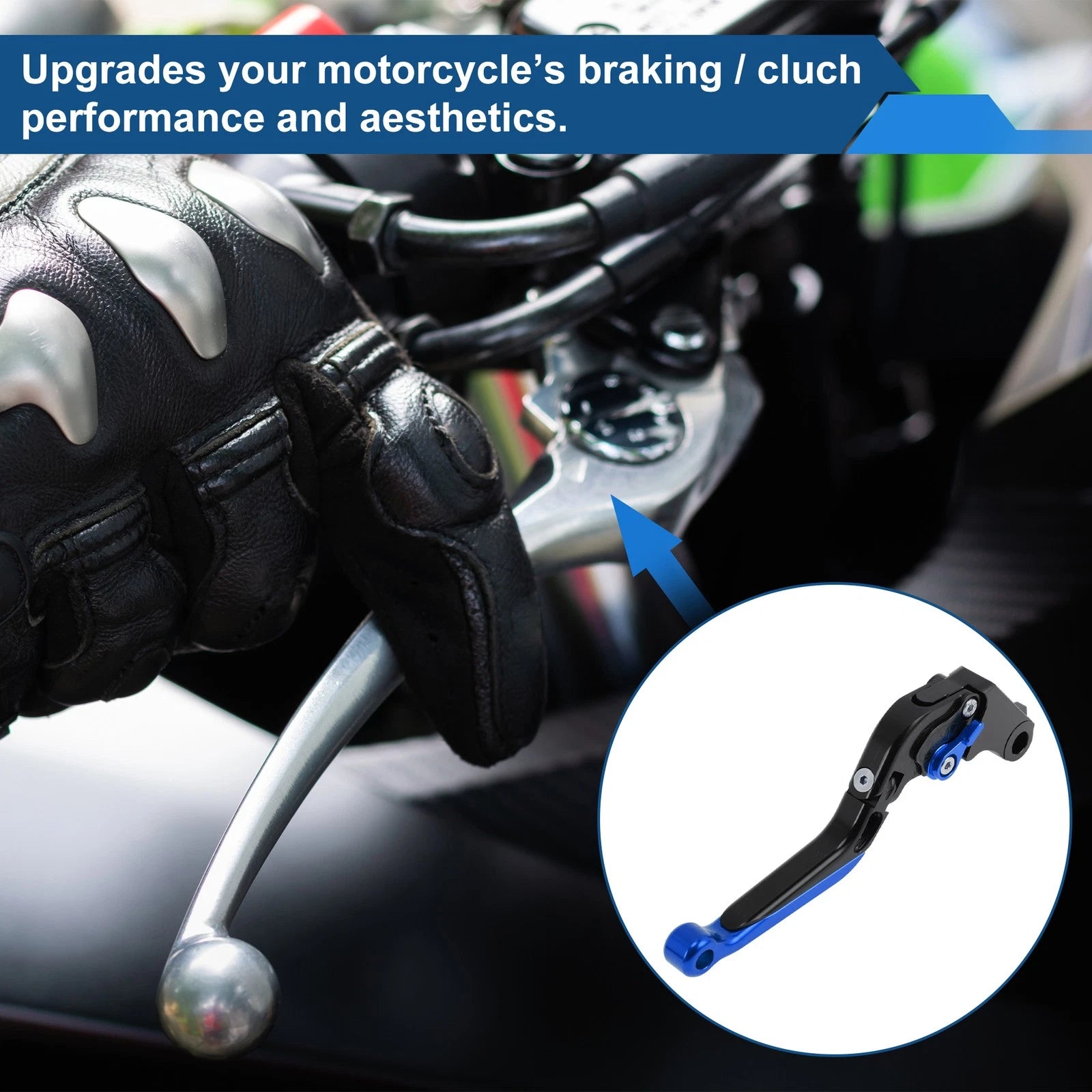 Adjustable Brake Clutch Levers for Honda Rebel CMX 500 300 (2017–2023) Black Blue