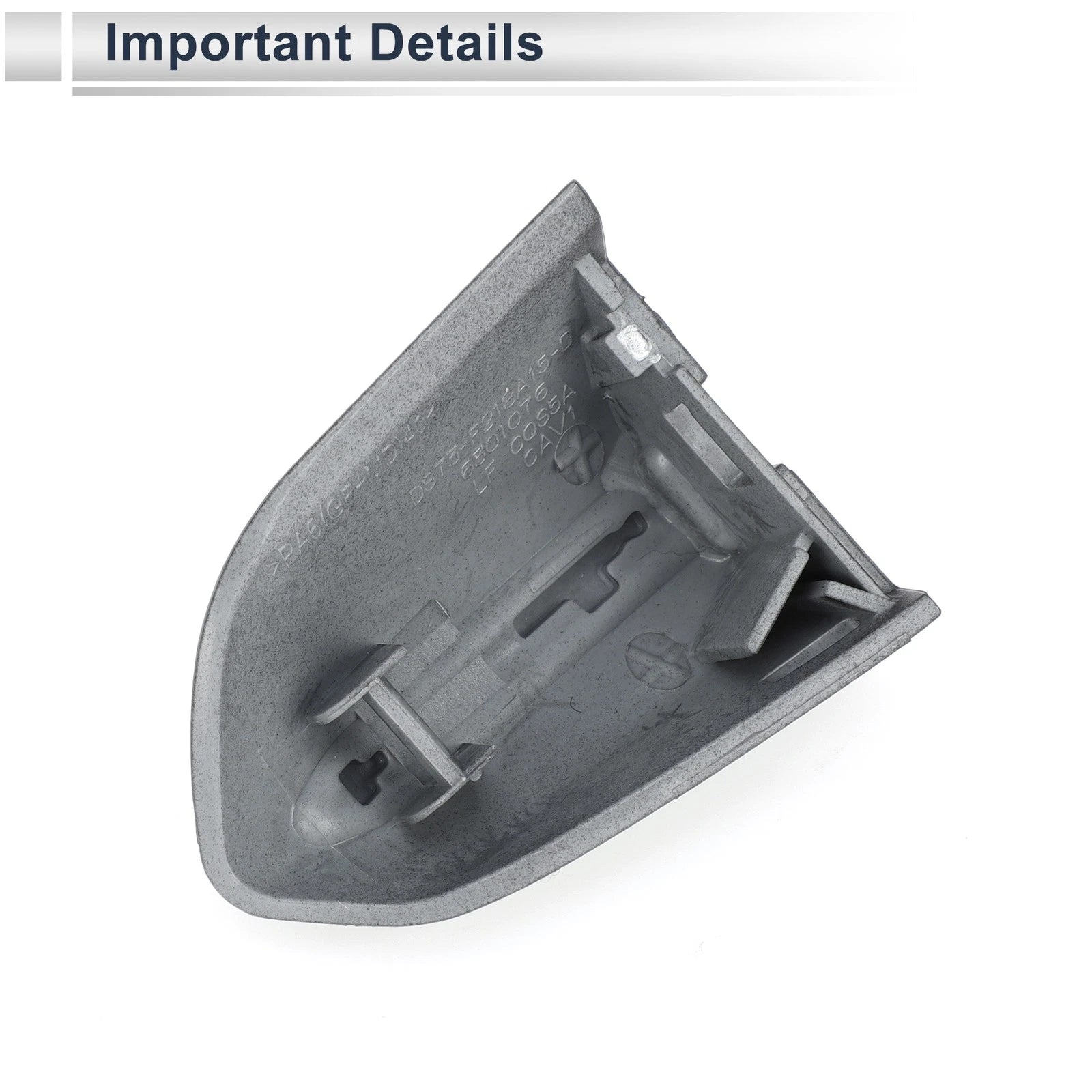 Front Left Door Handle Protector for Ford Mondeo Edge Taurus (2013–2020) Black